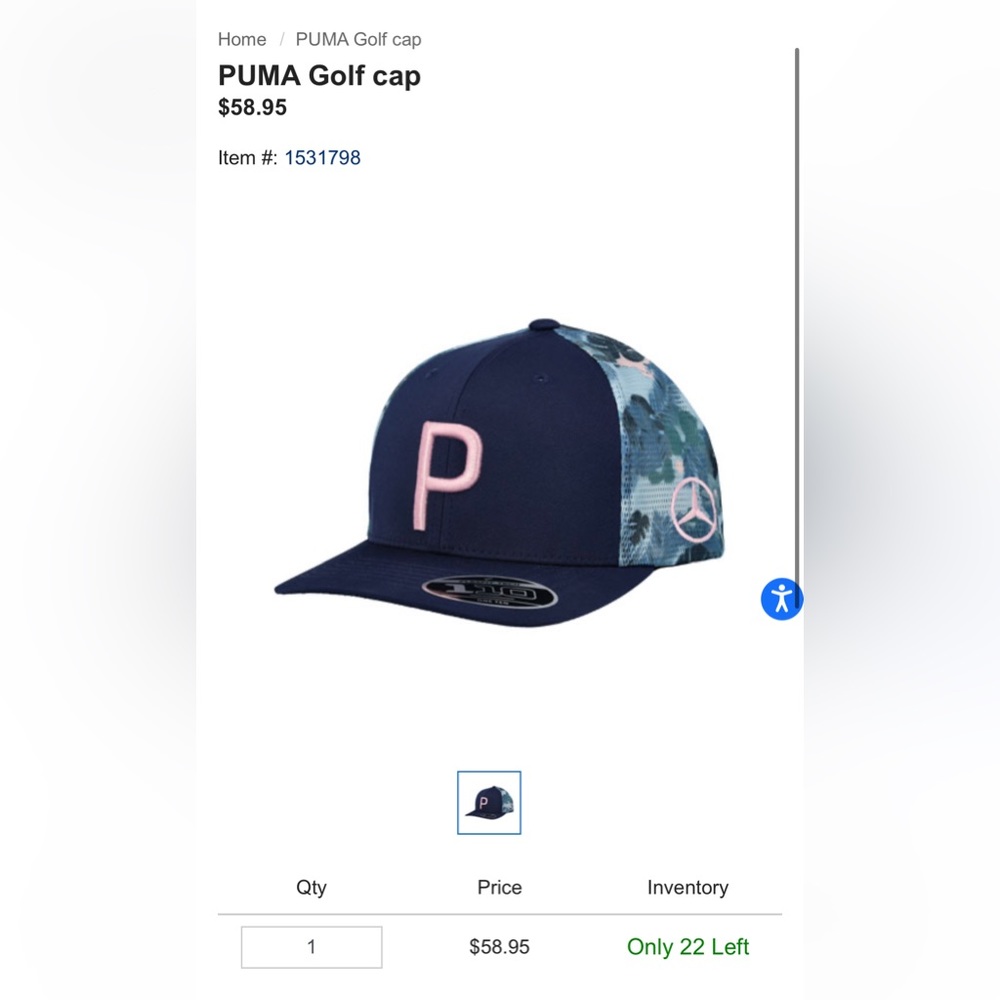 New Mercedes Puma Hat (from dealership)